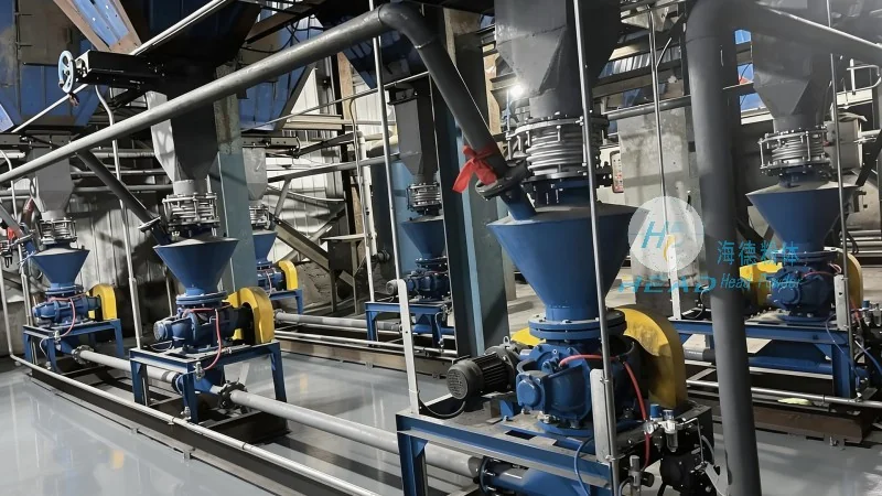 Caso de uma empresa metalúrgica em Tangshan, Hebei: Projeto de Transporte Pneumático Misto de Pó de Minerais Metalúrgicos