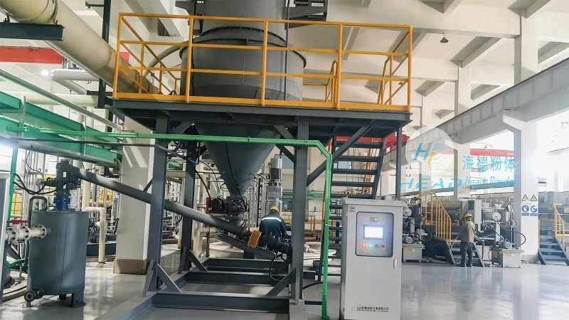 Estudo de Caso do Projeto de Transporte Pneumático de Fase Diluída para Alimento Pre-misturado em uma Empresa de Alimentos em Changde, Hunan