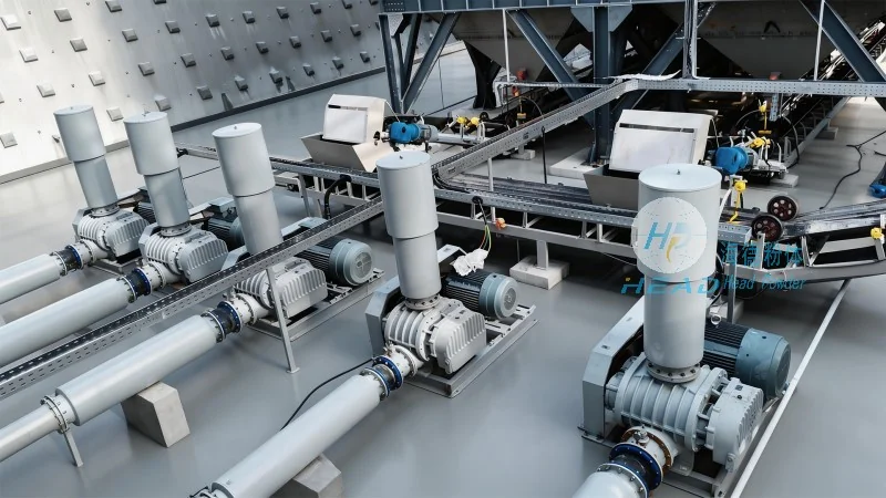 Estudo de Caso do Projeto de Transporte Pneumático por Pressão Negativa de Cinzas de Avião para uma Empresa de Materiais de Construção em Huizhou, Guangdong