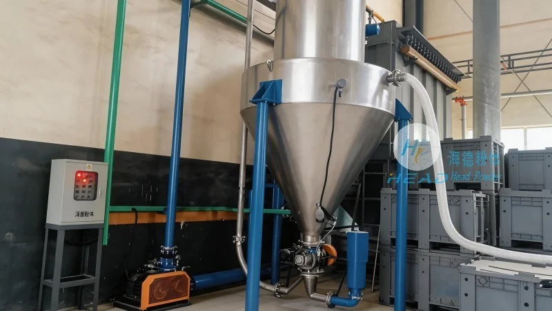 Estudo de Caso de um Projeto de Transporte Pneumático de Fase Diluída para Pó de Gesso em uma Empresa de Materiais de Construção em Jiujiang, Jiangxi