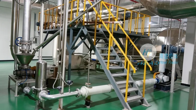 Projeto de Transporte Pneumático Mista de Pó de Gesso para uma Empresa de Materiais de Construção em Wuhan, Hubei