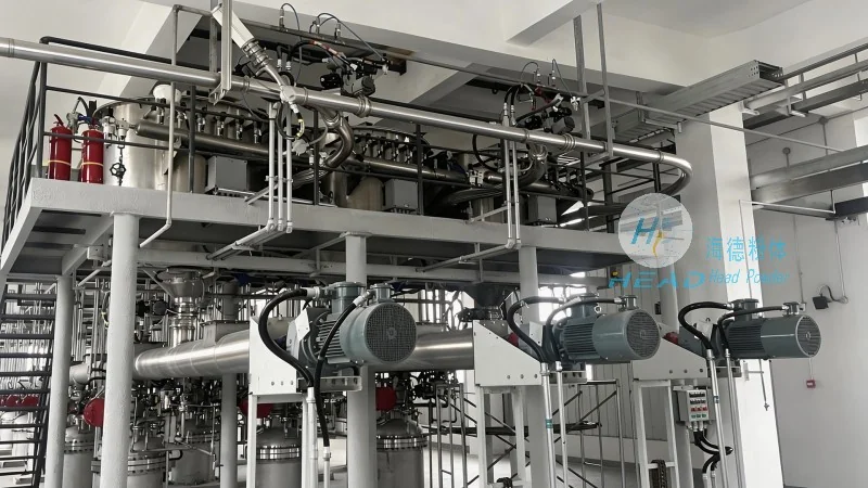 Material ternário, circulação de nitrogênio, transporte pneumático