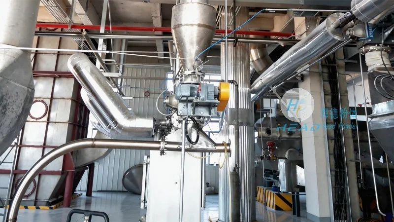 Projeto de Transporte Pneumático de Pó de Silicato em Fase Densa para uma Empresa de Materiais Novos em Jinhua, Zhejiang