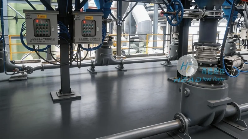 Estudo de Caso do Projeto de Transporte Pneumático em Fase Densa de Areia de Zircônio para uma Empresa de Vidro em Shijiazhuang, Hebei