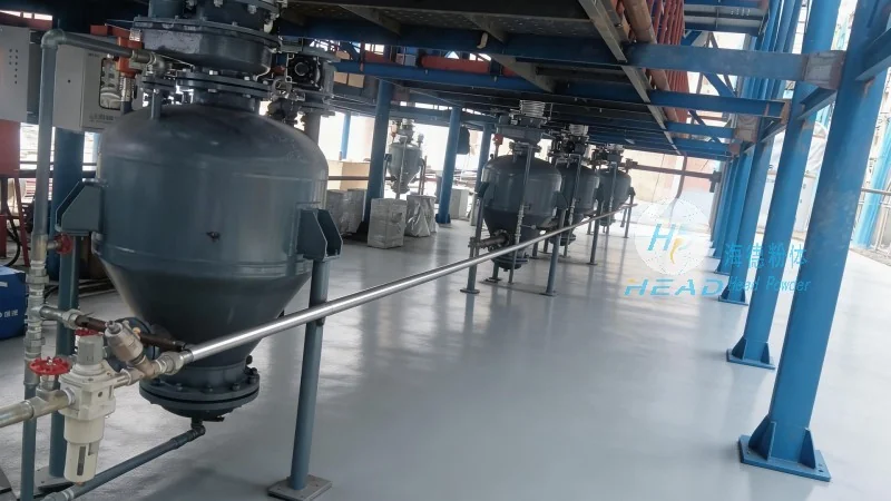 Pó de Silício Nitrogênio Transporte Pneumático de Circulação