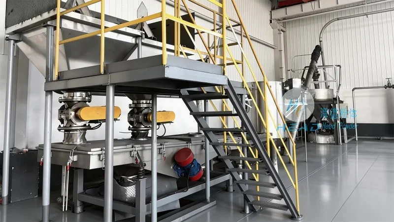 Caso de projeto de transporte pneumático de pressão positiva para grãos de sal industrial em uma empresa de sal em Hengyang, Hunan