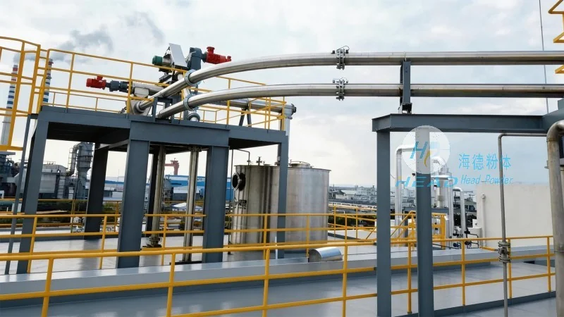 Estudo de Caso de Projeto de Transporte Pneumático de Pressão Positiva para Partículas de Cerâmica em uma Empresa de Materiais de Construção em Urumqi, Xinjiang