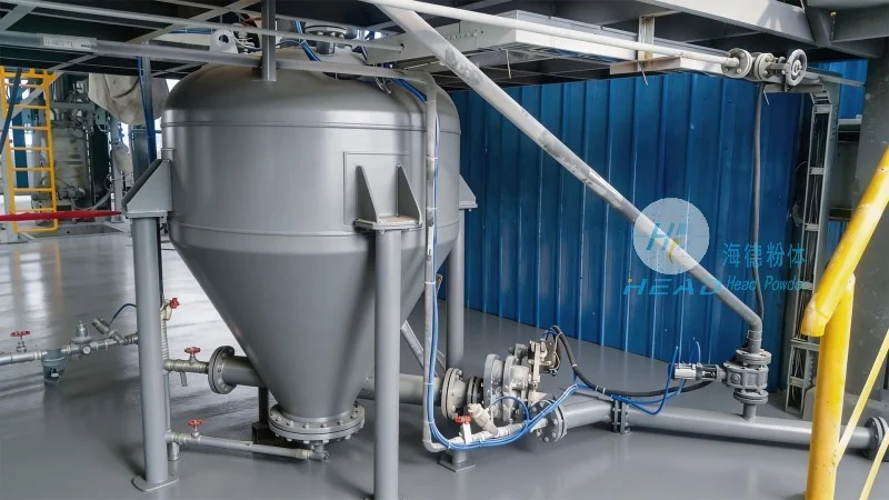 Estudo de caso do projeto de transporte pneumático com fase diluída de farelo de peixe para uma empresa de alimentação aquática em Beihai, Guangxi