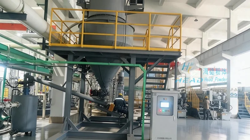 Estudo de caso sobre uma nova empresa de materiais em Wuhan, Hubei, relacionada ao transporte pneumático de pó de zinco metálico por circulação de nitrogênio