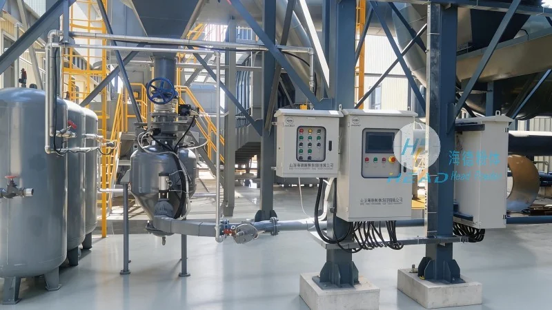 Projeto de Transporte Pneumático Híbrido de Pó de Cacau para uma Empresa Alimentícia em Xangai