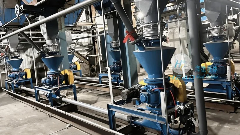 Estudo de Caso do Projeto de Transporte Pneumático por Pressão Negativa de Carbonato de Cálcio em uma Empresa de Materiais de Construção em Ma'anshan, Anhui