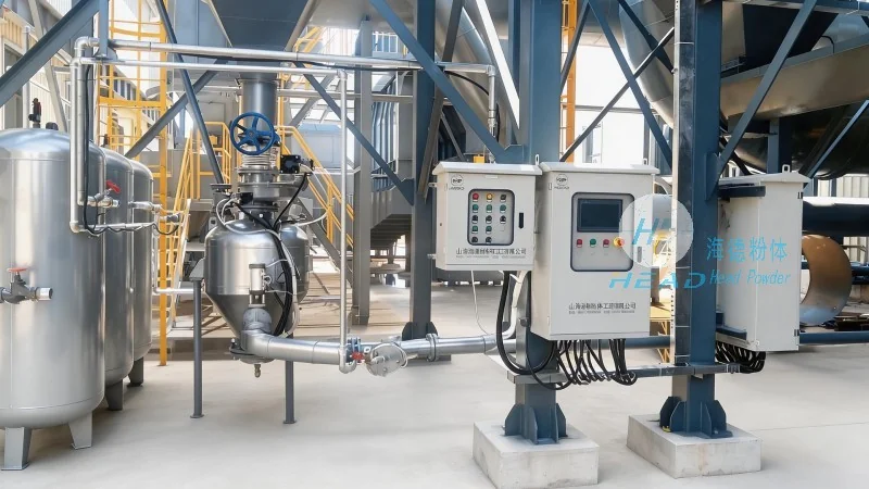 Estudo de Caso do Projeto de Transporte Pneumático por Circulação de Nitrogênio com Fosfato de Lítio-Ferro para uma Empresa de Baterias de Lítio em Zaozhuang, Shandong