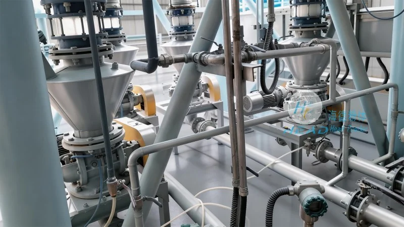 Caso de transporte pneumático de fase densa de pó de minério de ouro para uma empresa de mineração em Yantai, Shandong