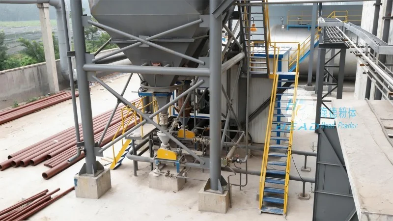 Projeto de Transporte Pneumático Mista de Pó de Gesso para uma Empresa de Materiais de Construção em Wuhan, Hubei