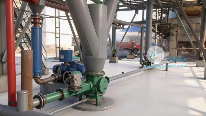 Estudo de Caso sobre Transporte Pneumático Híbrido de Lote de Vidro para uma Empresa de Vidro em Luoyang, Henan