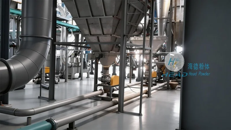 Estudo de Caso do Projeto de Transporte Pneumático por Circulação de Nitrogênio com Fosfato de Lítio-Ferro para uma Empresa de Baterias de Lítio em Zaozhuang, Shandong