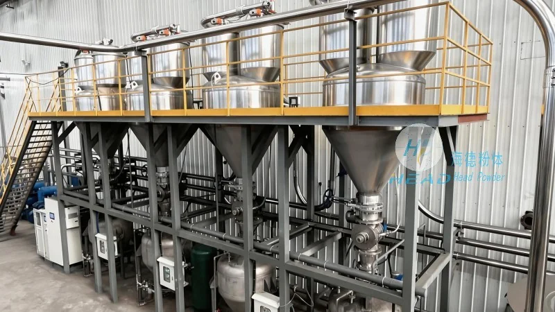 Um estudo de caso de um projeto de transporte pneumático de trigo em grande quantidade para uma empresa de grãos em Tianjin
