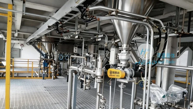 Estudo de Caso do Projeto de Transporte Pneumático do Ciclo do Nitrogênio para o Concentrado de Lepidolita em uma Empresa de Baterias de Lítio em Yichun, Jiangxi