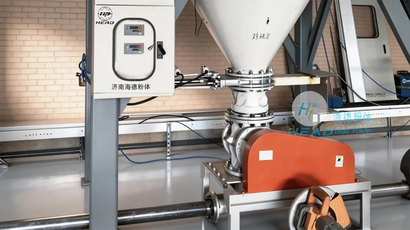 Projeto de Transporte Pneumático de Fase Densa de Pó de Minério de Spodumeno para uma Empresa de Mineração em Nantong, Jiangsu